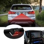 ⁦Caméra de recul HD pour voiture, Avec cadre de plaque d'immatriculation Standard , étanche, Vision nocturne, 4 LED⁩ - الصورة ⁦7⁩
