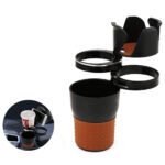 ⁦Porte-gobelet Multi intelligent réglable 5en1 pour voiture, rangement accessoires d'intérieur de voiture⁩ - الصورة ⁦8⁩