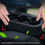 ⁦Organisateur de remplissage d'espace de voiture avec porte-gobelet⁩ - الصورة ⁦7⁩