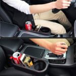 ⁦Organisateur de remplissage d'espace de voiture avec porte-gobelet⁩ - الصورة ⁦2⁩