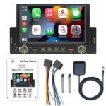⁦Autoradio à écran tactile avec Apple CarPlayer Android Auto et GPS Intégré - جهاز راديو للسيارة⁩ - الصورة ⁦4⁩