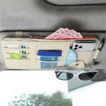 ⁦Organiseur de pare-soleil universelle  de voiture multifonctionnel - منظم أغراض في السيارة⁩ - الصورة ⁦4⁩