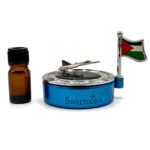 ⁦Diffuseur d'aromathérapie solaire rotatif avec drapeau⁩ - الصورة ⁦2⁩