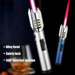 ⁦Briquet à flamme droite très puissant coupe-vent - موقد نار محمول⁩ - الصورة ⁦7⁩