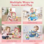 ⁦Trotteur Éducatif 2 en 1 avec Tableau de Dessin et Panneau Musical pour Bébé – مشاية تعليمية 2 في 1 مع لوحة رسم ولوحة موسيقية للأطفال⁩ - الصورة ⁦7⁩