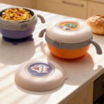 Boîte à Manger pour Enfants avec Couvercle Illustré Design Ludique - علبة حفظ الطعام للأطفال