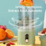 ⁦Presse Agrumes Electrique Portable 600 ml Rechargeable Moteur Silencieux - عصارة حمضيات محمولة وقابلة للشحن⁩ - الصورة ⁦3⁩