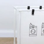 ⁦Panier à linge sur roulettes pour vêtements sales en salle de bain  - سلة تجميع الملابس الغسيل⁩ - الصورة ⁦6⁩