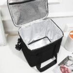 ⁦Sac à déjeuner isotherme de grande capacité avec bandoulière⁩ - الصورة ⁦5⁩