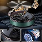 ⁦Diffuseur d'aromathérapie Solaire Décoration Style Avion Camouflage - موزع العطر في السيارة⁩ - الصورة ⁦7⁩