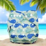 ⁦Couche bébé lavable et réutilisable pour Plage et Piscine - حفاضة الرضيع للمسبح⁩ - الصورة ⁦8⁩