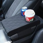 Housse d'accoudoir de voiture avec porte-gobelet