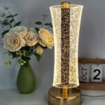 Lampe de Table LED Moderne en Cristal