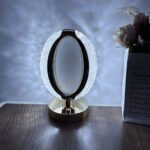 ⁦Lampe de table décorative LED forme ovale (1 pièce)⁩ - الصورة ⁦2⁩