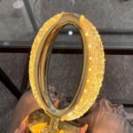 ⁦Lampe de table décorative LED forme ovale (1 pièce)⁩ - الصورة ⁦3⁩