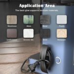 ⁦Support Enrouleur de Câble 6Pcs Facile à Installer - مثبت ومنظم كابلات⁩ - الصورة ⁦3⁩