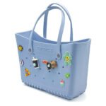 ⁦Crocs Sac fourre-tout de plage pour femmes imperméable - حقيبة نسائية للنزهات⁩ - الصورة ⁦5⁩