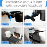 ⁦Porte-gobelet pliable pour siège auto arrière - حامل مشروبات للمقعد الخلفي⁩ - الصورة ⁦5⁩