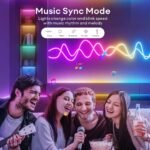 ⁦Bande LED Néon Flexible RGB 5m avec Bluetooth et USB – شريط إضاءة نيون مرن بطول 5 أمتار مع بلوتوث⁩ - الصورة ⁦4⁩