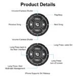 ⁦Télécommande Sans Fil pour Contrôler l'audio et les appels - يد تحكم لاسلكية للتحكم بالصوت والمكالمات⁩ - الصورة ⁦4⁩