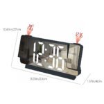 ⁦Réveil Projecteur avec Écran Miroir et Affichage Grand Format -  ساعة منبه⁩ - الصورة ⁦3⁩