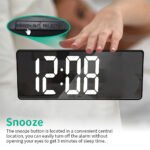 ⁦Réveil Projecteur avec Écran Miroir et Affichage Grand Format -  ساعة منبه⁩ - الصورة ⁦2⁩