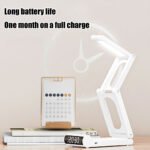 ⁦Lampe de bureau rechargeable sans fil avec réveil LED et power bank 5000 mAh – مصباح مكتب ومصباح مع شاحن متنقل⁩ - الصورة ⁦4⁩