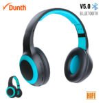 Casque Bluetooth sans fil stéréo Hifi , microphone intégré, Souple  DUNTH DU-B130