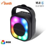 Ampli haut parleur sans fil à batterie rechargable, enceint bluetooth 1800W DUNTH DU-SP126