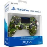 ⁦Manette sans fil DualShock 4 pour PlayStation 4  Camouflage Vert – يد تحكم لاسلكية للبلايستيشن⁩ - الصورة ⁦6⁩