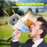 ⁦Mégaphone solaire portable pour Enregistrement en Extérieur avec Bluetooth V5.3 - مكبر صوت ومسجل بلوتوث⁩ - الصورة ⁦4⁩