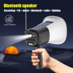 ⁦Mégaphone solaire portable pour Enregistrement en Extérieur avec Bluetooth V5.3 - مكبر صوت ومسجل بلوتوث⁩ - الصورة ⁦3⁩