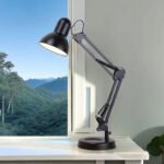 ⁦Retro LED Desk Lamp Metal Adjustable E27⁩ - الصورة ⁦6⁩