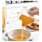 ⁦Distributeur de nourriture e récipient de stockage de céréales rotatif - حامل حبوب قابل للدوران⁩ - الصورة ⁦2⁩