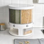 ⁦Distributeur de nourriture e récipient de stockage de céréales rotatif - حامل حبوب قابل للدوران⁩ - الصورة ⁦3⁩