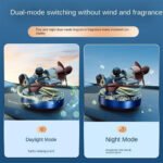 ⁦Désodorisant pour voiture en forme d'avion à énergie solaire⁩ - الصورة ⁦2⁩