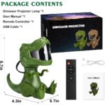 ⁦Dinosaure Projecteur Galaxie et Haut Parleur avec Télécommande - جهاز عرض نجوم ومكبر صوت⁩ - الصورة ⁦6⁩