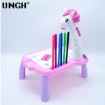 ⁦Projecteur de dessin licorne pour enfants avec 24 motifs colorés⁩ - الصورة ⁦2⁩