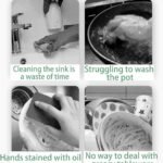 ⁦Brosse de Nettoyage Rotative Très Utile pour Cuisine avec 2 Brosse  – فرشاة تنظيف للمطبخ⁩ - الصورة ⁦6⁩