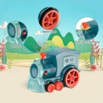 ⁦Train Domino Educatifs avec lumières et Musique pour Enfants - لعبة قطار الدومينو⁩ - الصورة ⁦3⁩