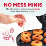 ⁦Mini machine à donuts avec surface antiadhésive pour 7 beignets - ماكينة تحضير الدونات⁩ - الصورة ⁦5⁩