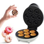 Mini machine à donuts avec surface antiadhésive pour 7 beignets - ماكينة تحضير الدونات