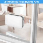 ⁦Nettoyeur de Vitres Magnétique Double Face avec Corde Antichute - ممسحة زجاج مغناطسية⁩ - الصورة ⁦7⁩