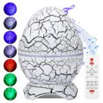 ⁦Projecteur galaxie, veilleuse en forme d'œuf de dinosaure⁩ - الصورة ⁦8⁩