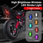 ⁦Mini Voyant Clignotant Moto Lumière Stroboscopique 7 Couleurs⁩ - الصورة ⁦2⁩