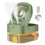 Ventilateur 3 Vitesses et Brumisateur avec Grand Réservoir - مروحة ومعطر جو 2في1