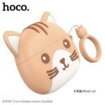 ⁦Hoco Écouteurs Sans Fil Bluetooth 5.3 + Case Forme De Chat TWS EW 46⁩ - الصورة ⁦3⁩