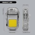 ⁦Bri-quet et Lampe Torche LED Portable - مصباح محمول مع ولا-عة⁩ - الصورة ⁦5⁩