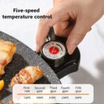 ⁦Plaque de cuisson éclectique antiadhésive et sans fumée pour les grillades 36cm - لوحة شواء كهربائية⁩ - الصورة ⁦4⁩