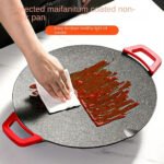 ⁦Plaque de cuisson éclectique antiadhésive et sans fumée pour les grillades 36cm - لوحة شواء كهربائية⁩ - الصورة ⁦3⁩